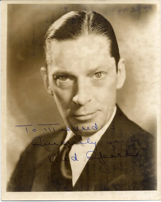 Ned Sparks autograph