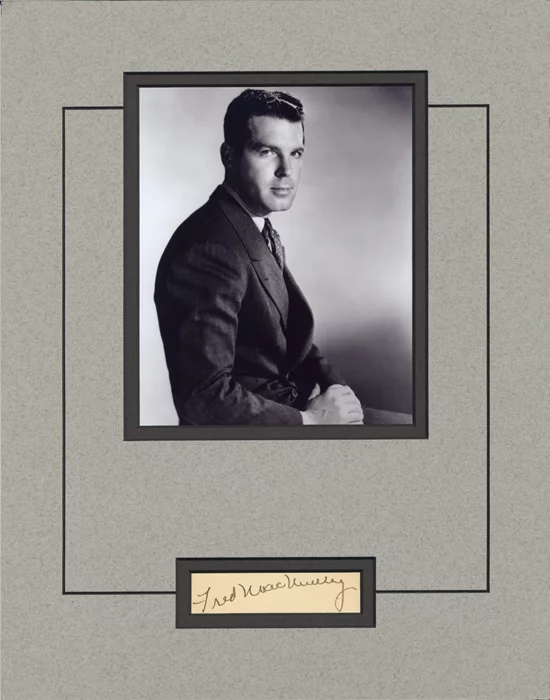 Fred MacMurray autograph