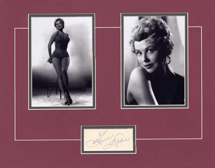 Arlene Dahl autograph