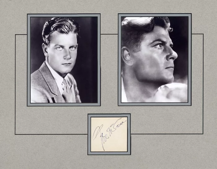 Joel McCrea autograph
