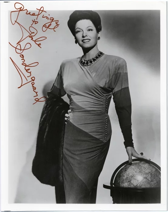 Gale Sondergaard autograph