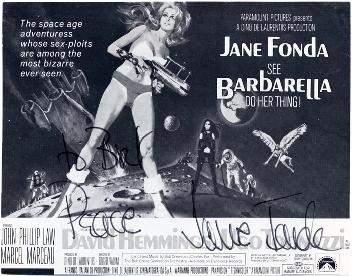 Jane Fonda autograph