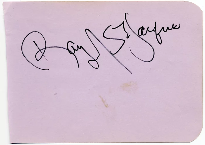 Raymond St. Jacques autograph