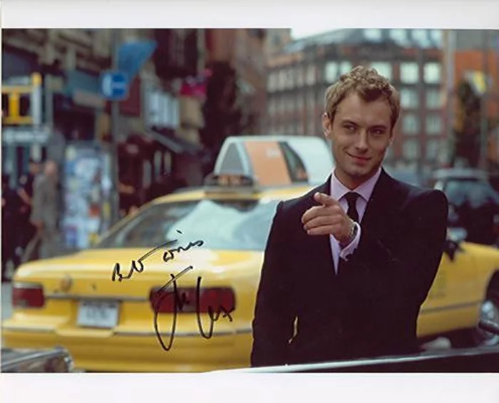 Jude Law autograph