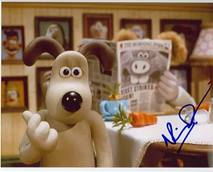 Nick Park autograph