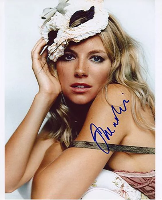 Sienna Miller autograph