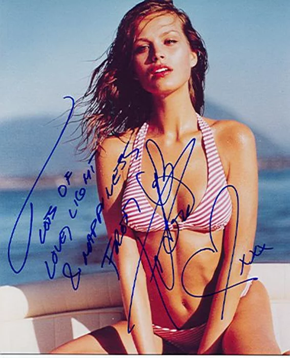 Petra Nemcova autograph