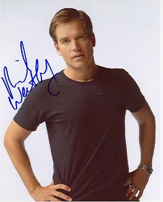 Michael Weatherly autograph