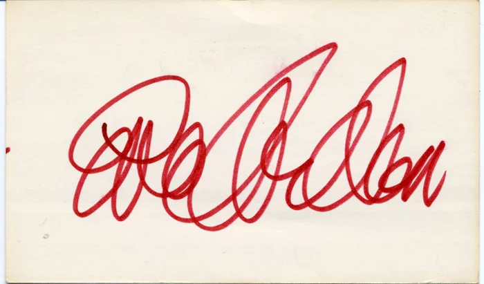 Eve Arden autograph