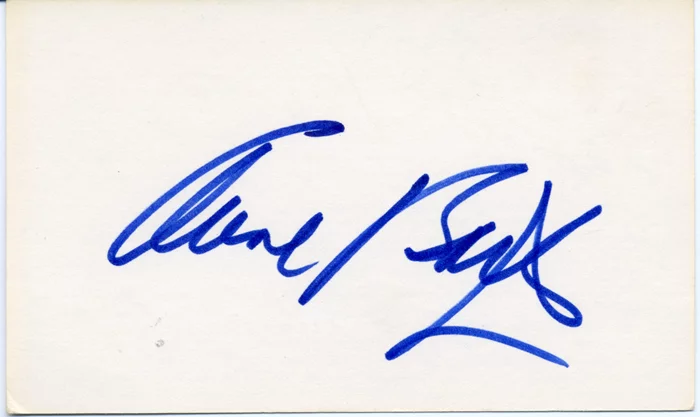 Anne Baxter autograph