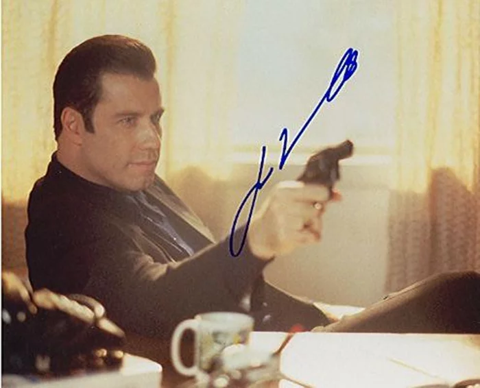 John Travolta autograph