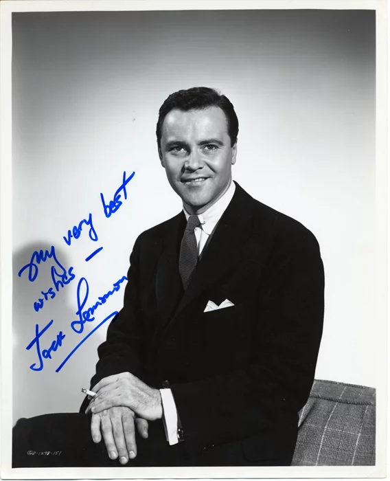 Jack Lemmon autograph