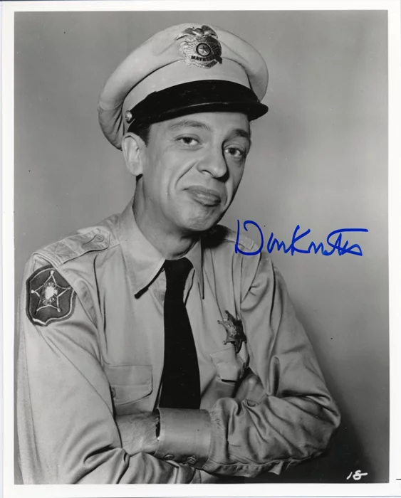 Don Knotts autograph