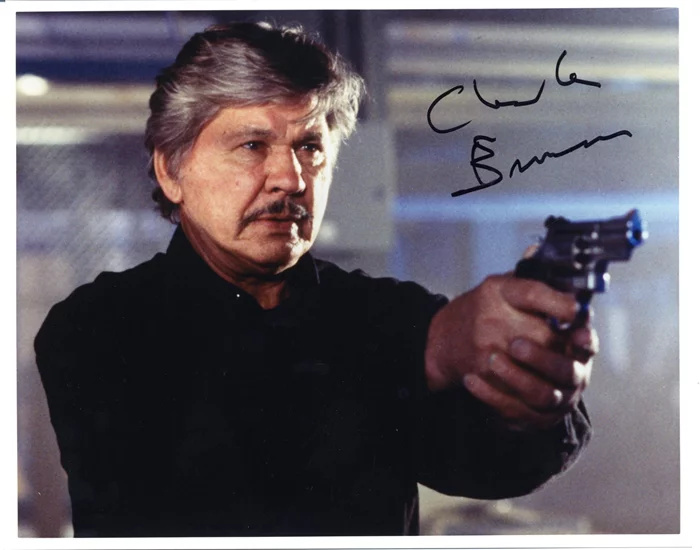 Charles Bronson autograph
