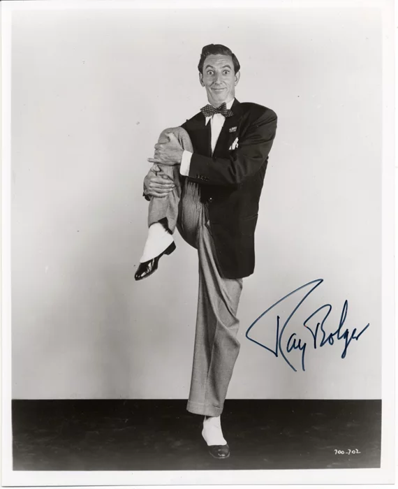 Ray Bolger autograph