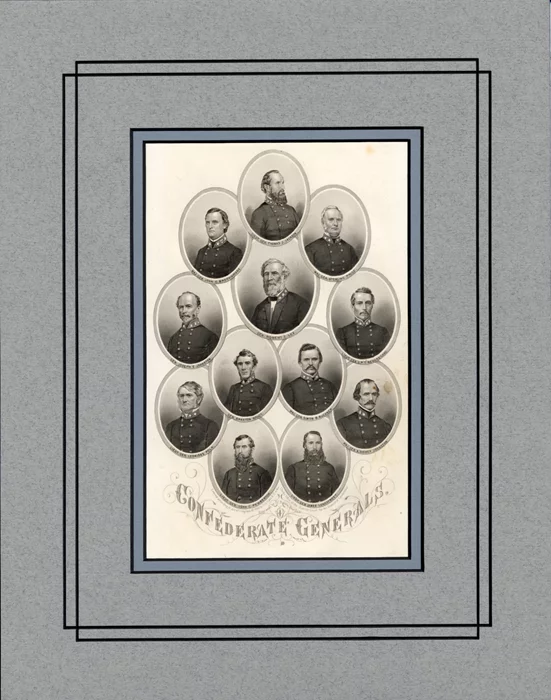 Civil War Confederate Generals autograph