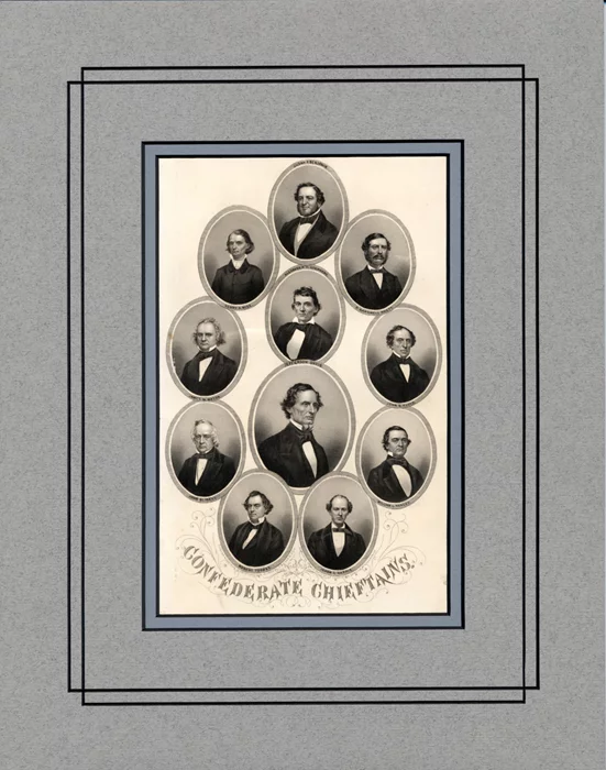 Civil War Confederate Chieftains autograph