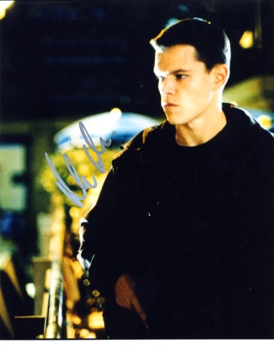 Matt Damon autograph