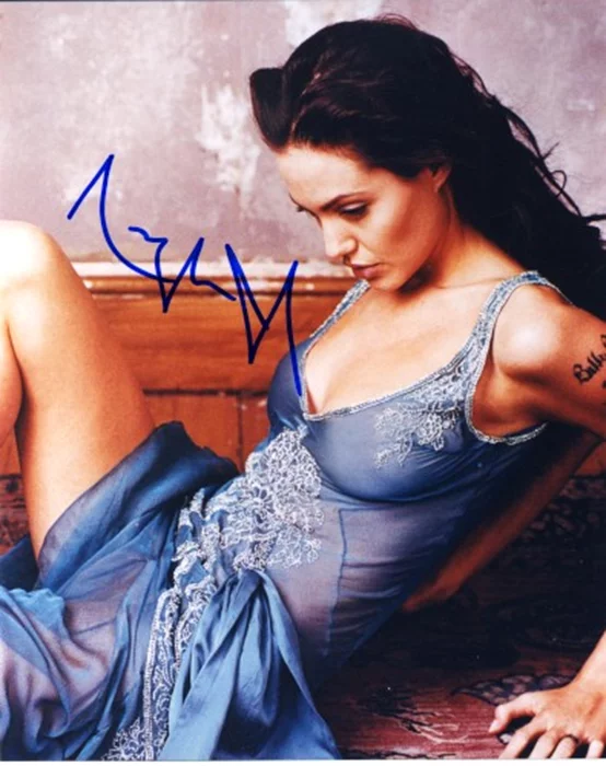 Angelina Jolie autograph