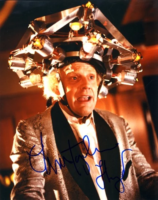 Christopher Lloyd autograph