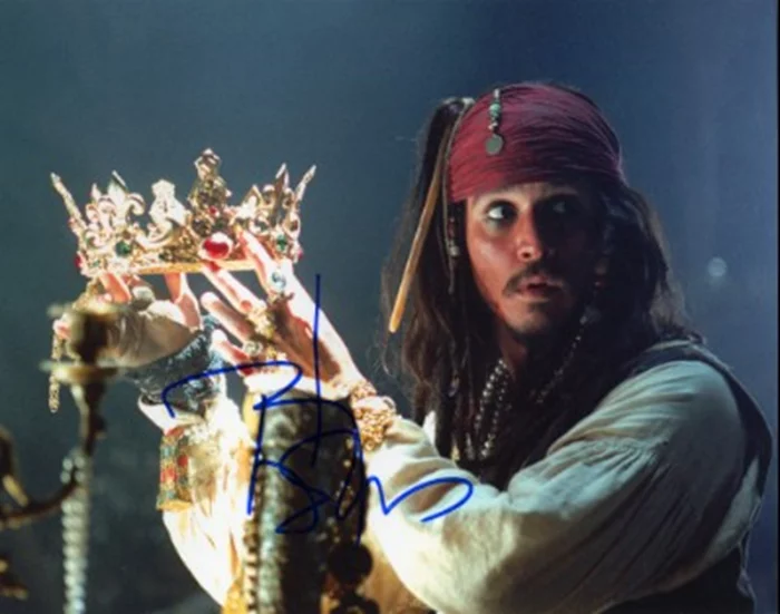 Johnny Depp autograph