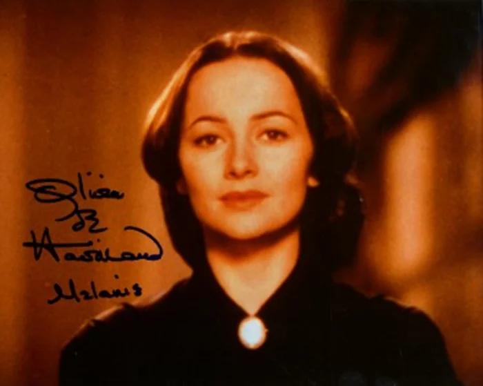 Olivia DeHavilland autograph