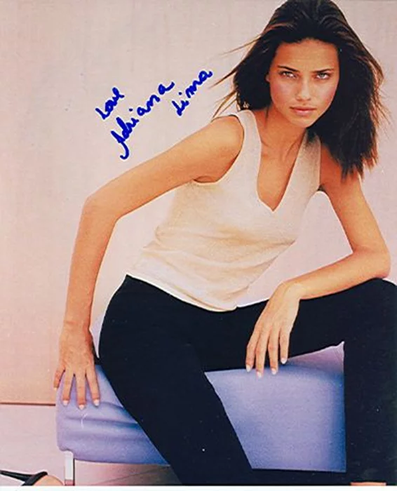 Adriana Lima autograph