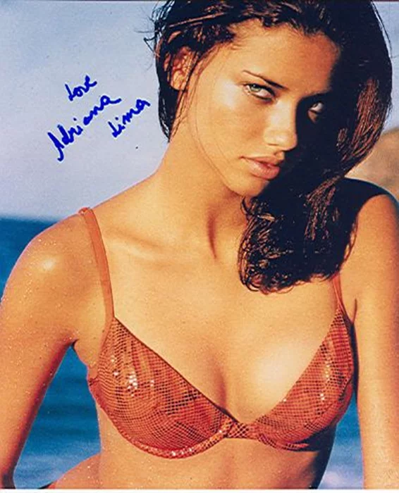 Adriana Lima autograph