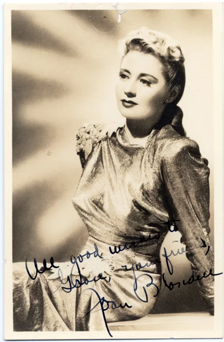 Joan Blondell autograph
