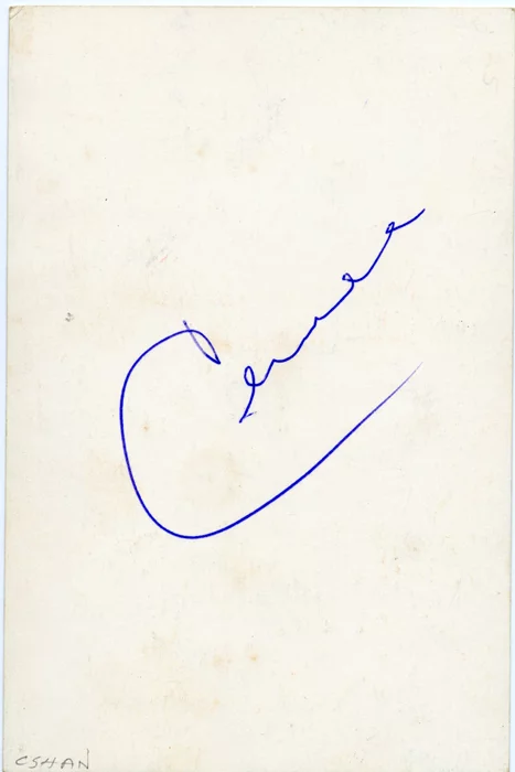 Chill Wills autograph