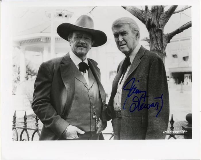 James Stewart autograph