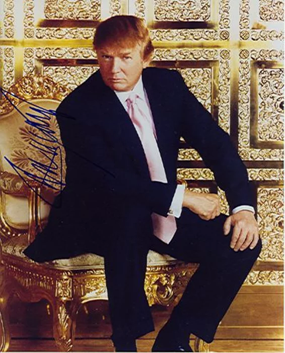 Donald Trump autograph