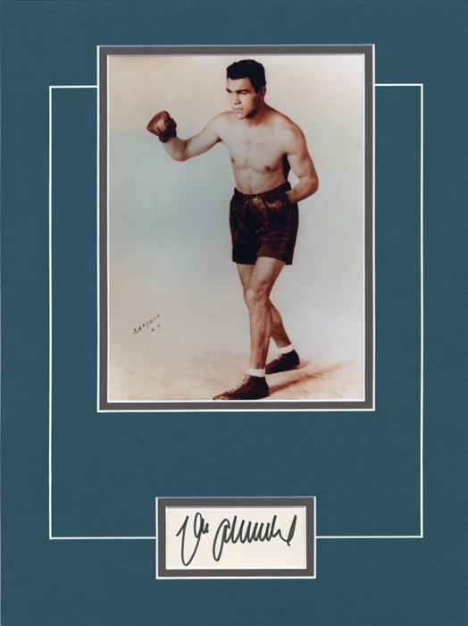 Max Schmeling autograph