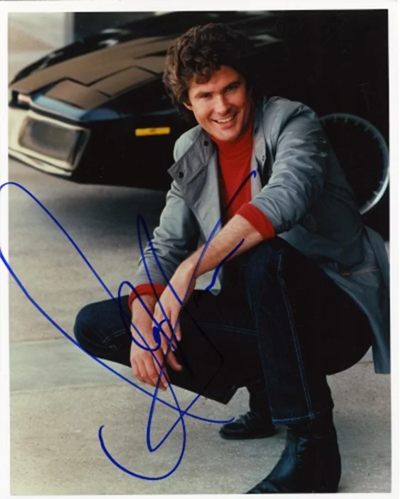 David Hasselhoff autograph