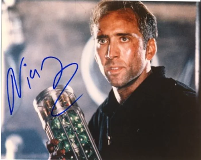 Nicolas Cage autograph