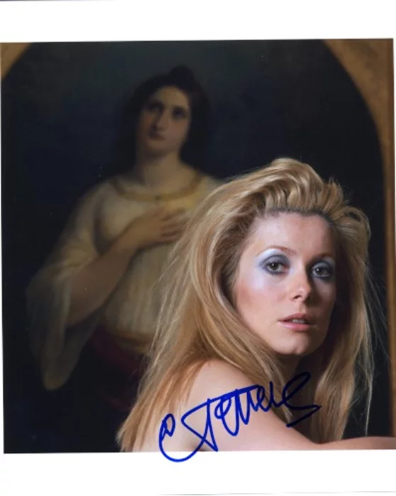 Catherine Deneuve autograph