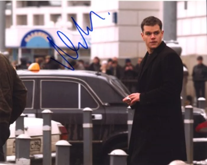 Matt Damon autograph