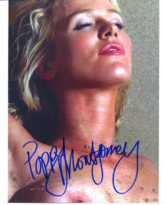 Poppy Montgomery autograph