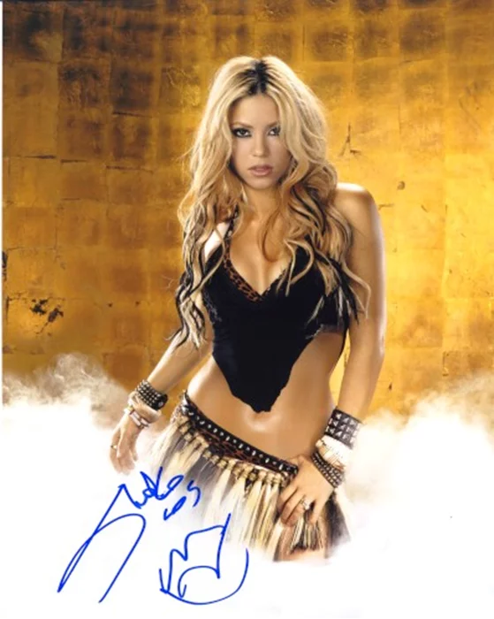 Shakira autograph