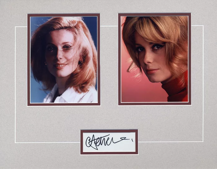 Catherine Deneuve autograph