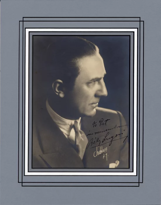 Bela Lugosi autograph