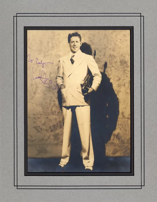 Rudy Vallee autograph