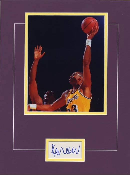 Kareem Abdul-Jabbar autograph