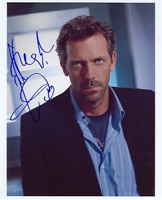Hugh Laurie autograph