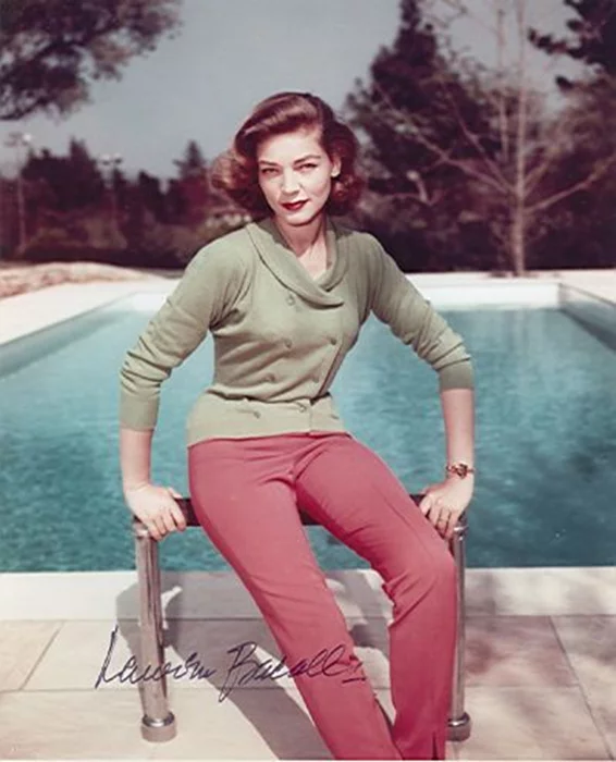 Lauren Bacall autograph