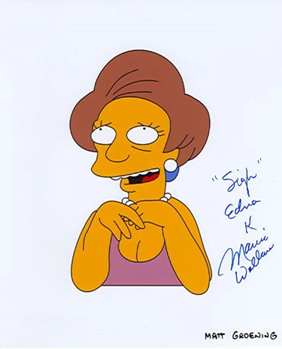 Marcia Wallace autograph