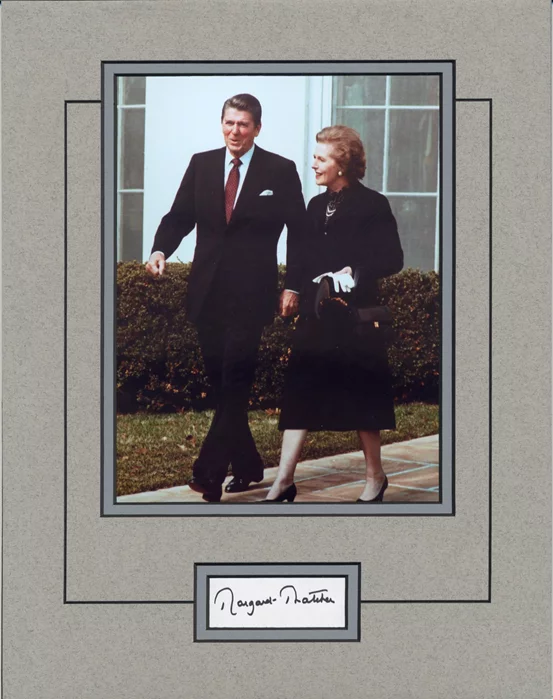 Margaret Thatcher autograph
