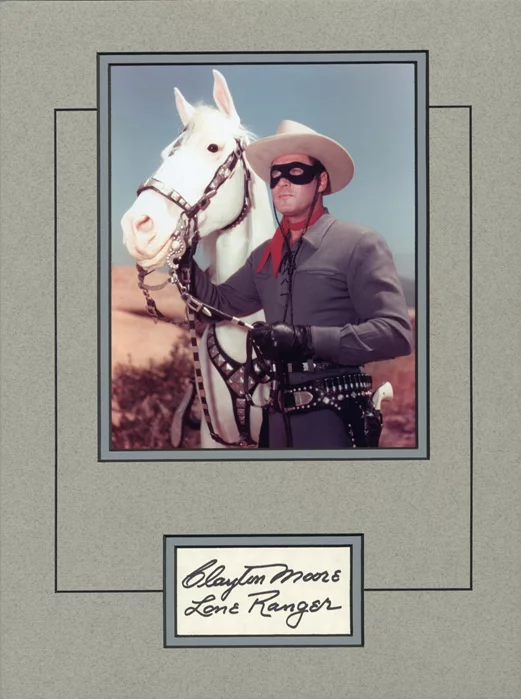 Clayton Moore autograph