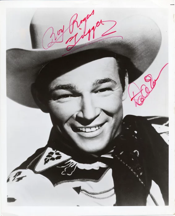 Roy Rogers & Dale Evans autograph