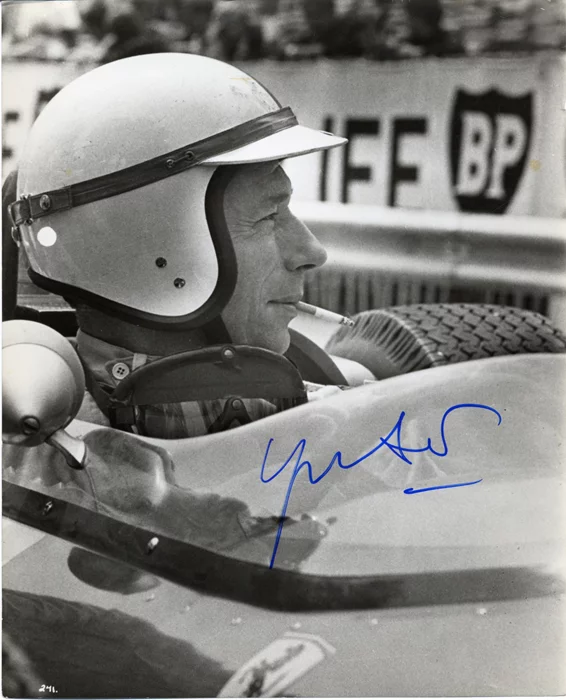 Yves Montand autograph